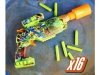 Hasbro Pistolet NERF Zombie Driller i celownik + 16x pianowe naboje ZA6190